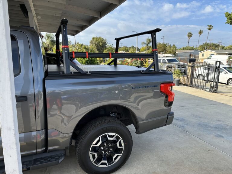 F150 lightning - Retractable cover and rack set